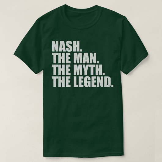 Nash Name Nash Vorname T-Shirt (Design vorne)