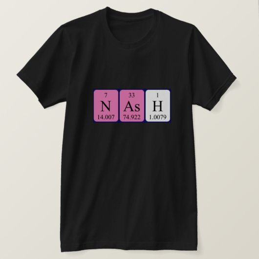 Nash Periodenname Shirt (Design vorne)