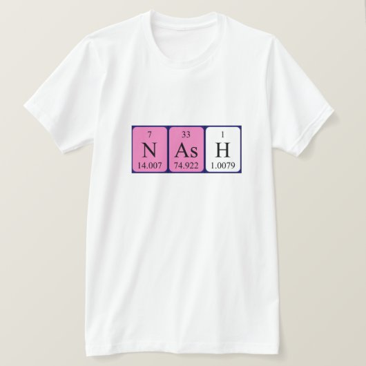 Nash Periodenname Shirt (Design vorne)
