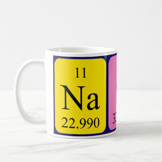 Nash Periodenname Tasse (Links)