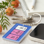 Nash Periodenschlüsselring Schlüsselanhänger (Vorderseite rechts)