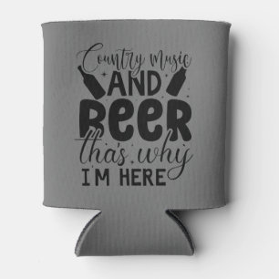 Nashelorette "Country Music and bier" kann kühlen Dosenkühler
