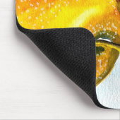 Nashi-Birne-gelbe Aquarellfrucht Mousepad (Ecke)