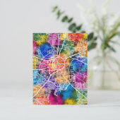 Nashik Maharashtra City Map Postkarte (Stehend Vorderseite)