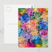 Nashik Maharashtra City Map Postkarte (Vorne/Hinten)