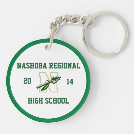 Nashoba Regional - Immer ein Häuptling - Klassenja Schlüsselanhänger (Rückseite)