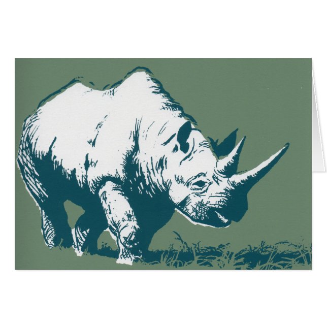 Nashorn (Vorderseite (Horizontal))