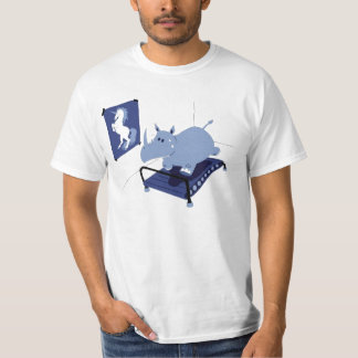 Nashorn arbeiten aus T-Shirt