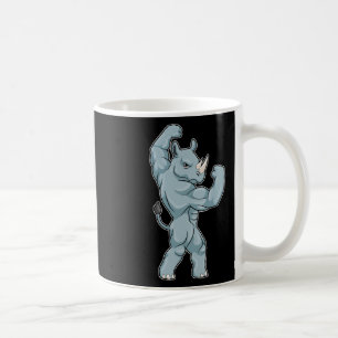 Nashorn Bodybuilder Bodybuilding Sport  Kaffeetasse