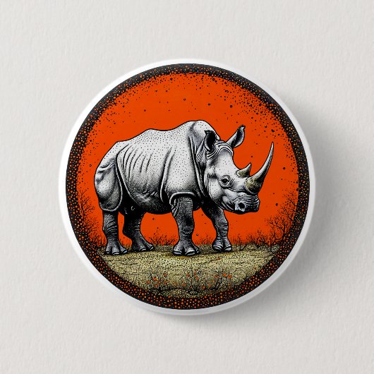 Nashorn Button (Vorderseite)