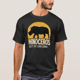 Nashorn - einfach fette Einhörner T-Shirt