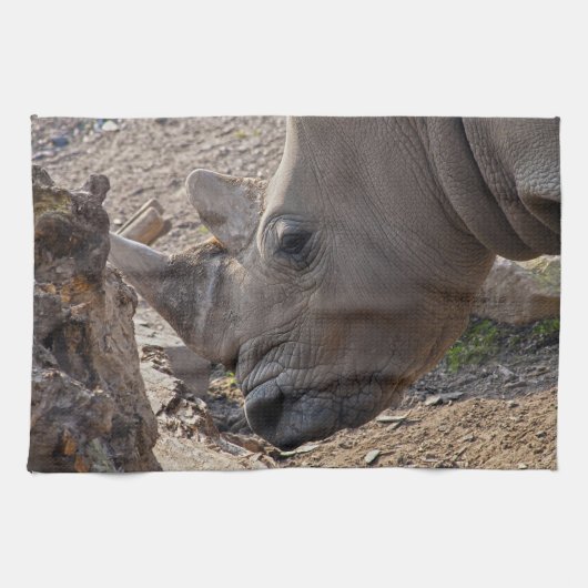 Nashorn Handtuch (Horizontal)