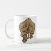 Nashorn Hintern Kaffeetasse (Links)