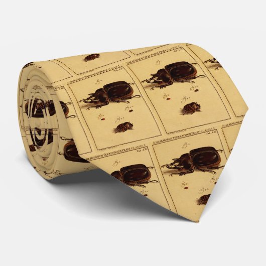 Nashorn-Käfer Krawatte (Gerollt)