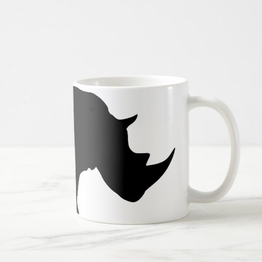Nashorn Kaffeetasse (Rechts)
