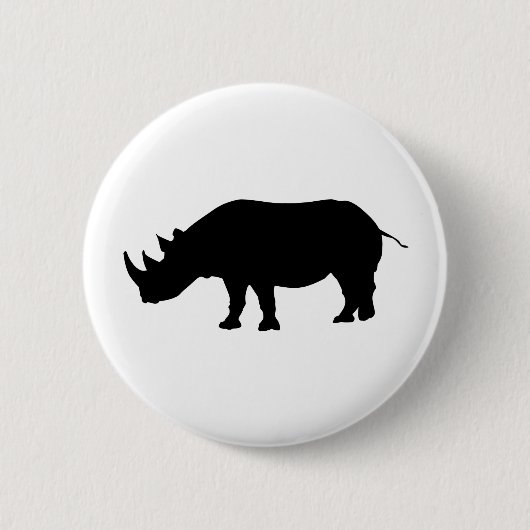 Nashorn-Knopf Button (Vorderseite)
