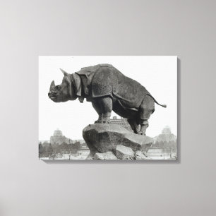 Nashorn Leinwanddruck