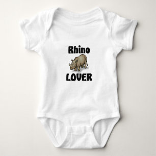 Nashorn-Liebhaber Baby Strampler