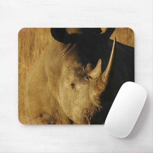 Nashorn-Mausunterlage Mousepad (Mit Mouse)