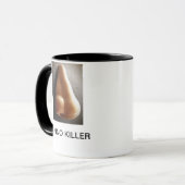 NASHORN-MÖRDER TASSE (Vorderseite Links)