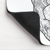 Nashorn Mousepad (Ecke)