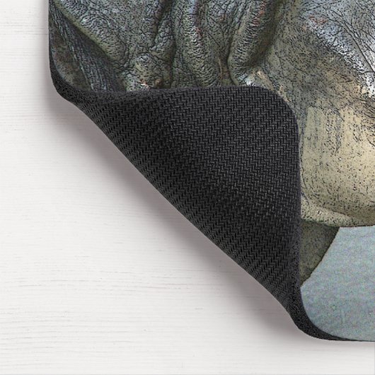 Nashorn Mousepad (Ecke)