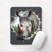 Nashorn Mousepad (Mit Mouse)