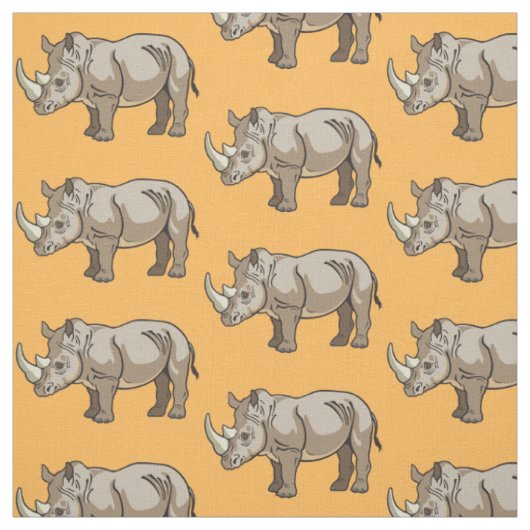Nashorn oder Nashorn Stoff (Muster)