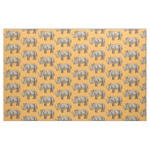 Nashorn oder Nashorn Stoff (Fat Quarter (45,7 x 55,9 cm))