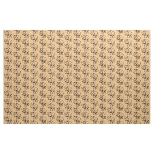Nashorn oder Nashorn Stoff (Yard (91,4 cm))