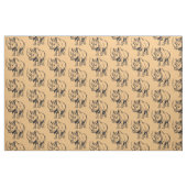 Nashorn oder Nashorn Stoff (Fat Quarter (45,7 x 55,9 cm))