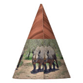 Nashorn Partyhütchen (Rückseite)