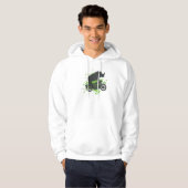 Nashorn-Radfahrer Hoodie (Vorne ganz)