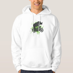 Nashorn-Radfahrer Hoodie