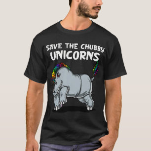 Nashorn rette die dicken Einhörner T-Shirt