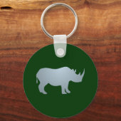 Nashorn-Rhinoceros Schlüsselanhänger (Vorderseite)