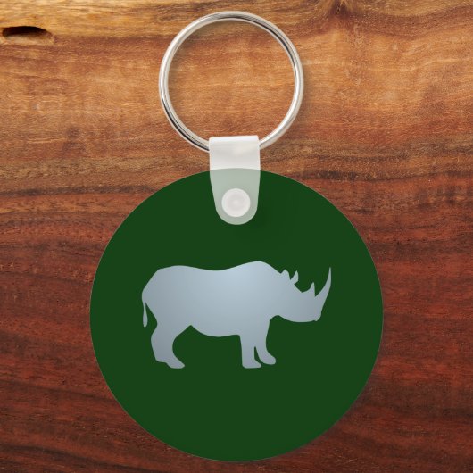 Nashorn-Rhinoceros Schlüsselanhänger (Vorderseite)