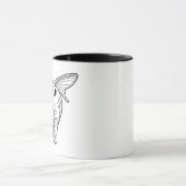 Nashorn-Schmetterling Tasse (Zentrum)