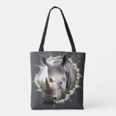 Nashorn Tasche (Rückseite)