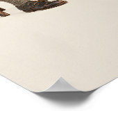 Nashorn- und Büffel-Schachduell Poster (Ecke)
