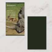 Nashorn Visitenkarte (Vorne/Hinten)