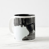 Nashorn Zweifarbige Tasse (Vorderseite Links)