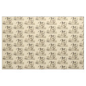 Nashörner oder Nashörner. Wild Afrika Stoff (Fat Quarter (45,7 x 55,9 cm))