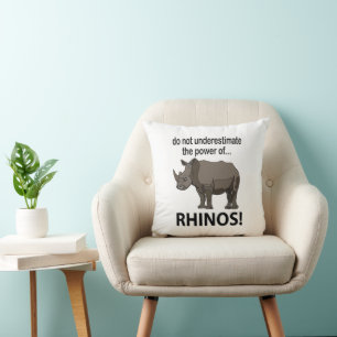 Nashörner Tier Lustige Nashörner Kissen