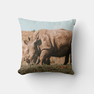 NASHÖRNER WEIDEN IN AFRIKA KISSEN