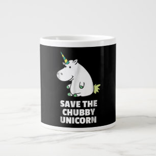 Nashornliebhaber-Geschenk Dickes Einhorn-Nashorn Jumbo-Tasse