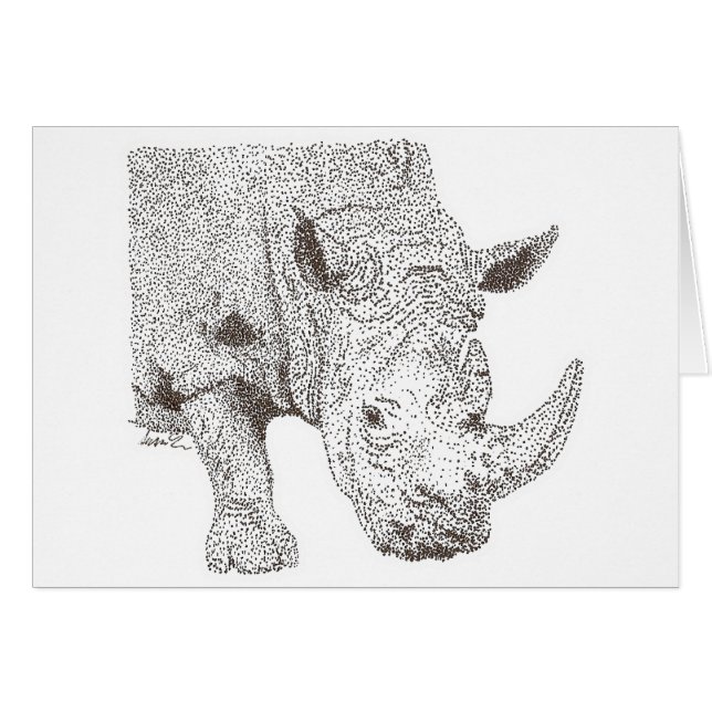 NashornPointillism (Vorderseite (Horizontal))