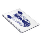 Nashornporträt Notizblock (Rechte Seite)