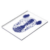 Nashornporträt Notizblock (Linke Seite)