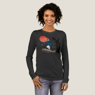 Nashornvogel im Mondlicht T-Shirt Tri-Blend Shirt